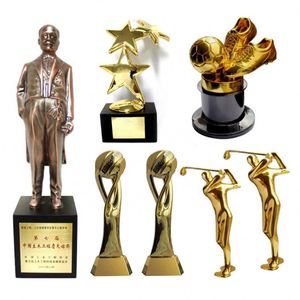Creative Resin Gold-plated <b>Trophy</b>, Custom Crystal <b>Trophy</b> Company Annual Meeting Anniversary Celebration Gift Metal <b>Trophy</b>/ - Product Image 2