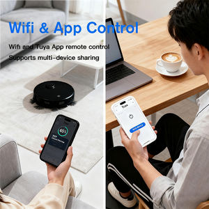 روبوت RC500 للمنزل الذكي للتنظيف بالمكنسة ومسح الرطب والجاف، يعمل بالبطارية، مع فلتر HEPA، روبوت تلقائي للمكنسة الكهربائية، للتنظيف في الفنادق، من البلاستيك - Product Image 5