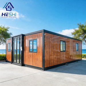 Maison préfabriquée extensible en conteneur solaire de 20 pieds ou 40 pieds, 1, 2, 3, 4 ou 5 chambres, cuisine moderne, maison portable - Product Image 1
