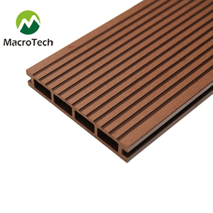Planche de terrasse en composite creux robuste 146x24mm, antidérapante, résistante aux intempéries, en WPC, pour terrasse extérieure, jardin, patio - Product Image 6