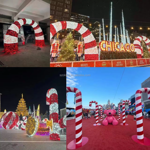 Decoración Navideña con <span class=keywords><strong>Luces</strong></span> LED Gigantes, Motivo Navideño, <span class=keywords><strong>Castillo</strong></span> Navideño Gigante Artificial Único para Exteriores - Product Image 4