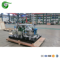 Compresor de Diafragma de Helio con Amplio Rango de Presión de Succión de 50~250 Bar, Descarga de 350 Bar, Flujo de 83 Nm3/h