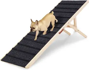 耐磨便携式可调木质防滑楼梯猫狗可折叠宠物家具小狗汽车坡道