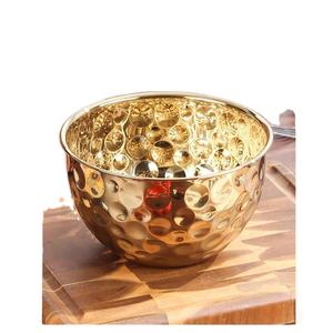 Juego de Tazones para Mezclar con Acabado Martillado, Juego de Tazones para Mezclar de Acero Inoxidable, Perfectos para Mezclar y Servir Alimentos - Product Image 1