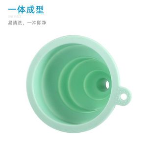 Embudo plegable de silicona con abertura pequeña para aceite, vino y líquidos, mini vertedor, fácil de limpiar, solo lavar a mano - Product Image 3