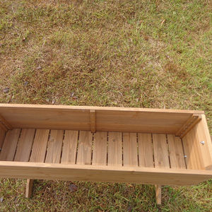 Maceta cuadrada de madera para exterior al por mayor para jardín o uso doméstico - Product Image 6