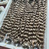 Nouveau Style Facile à Utiliser Dudai Cheveux H6 Extension de Cheveux Humains En Gros Double Dessiné Surbrillance Couleur H6 Plumes Extension de Cheveux