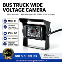 Caméra de recul infrarouge LED étanche IP69 pour camion, bus scolaire, voiture, vision nocturne CCD 1080P AHD, garantie 1 an