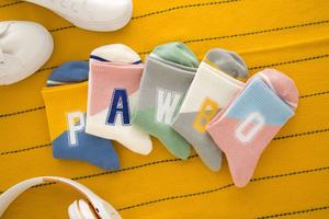 Modello di lettere di calze di cotone per giovani ragazze sportive Casual - Product Image 6