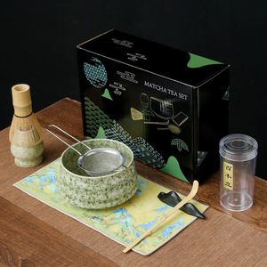 Cuchara para Batir Matcha al por Mayor, OEM/ODM, con Logotipo Personalizado, Juego de Té Matcha en Tazón, Regalo Personalizado para el Hogar o Cafetería - Product Image 1