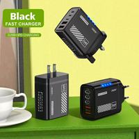 Pengisi Daya Cepat GaN 240W 5-Port (3PD+2QC) USB C untuk Laptop/Ponsel/Tablet Pengisian Cepat PD3.1 OEM/ODM Tersedia