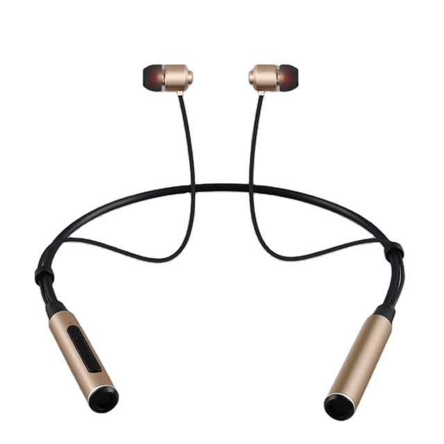 Cheap Blue Tooth Sport Neckband Wireless Music Headphones Headset with Mic