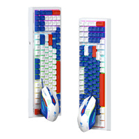 Clavier et souris de jeu filaires TF610 Combo Rétroéclairage coloré Clavier professionnel 98 touches Souris Ordinateur de bureau