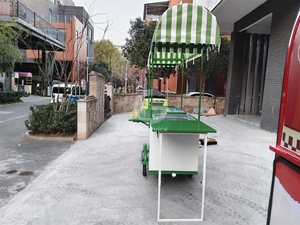 รถขายอาหารเคลื่อนที่สุดหรู จักรยานขายกาแฟแบบกำหนดเองสำหรับงานจัดเลี้ยงและร้านค้าแบบป๊อปอัพ - Product Image 5