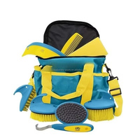 Kits de toilettage pour chevaux, ensemble de brosses pour chevaux avec grattoir à sabots, grattoir à sueur, couleur verte