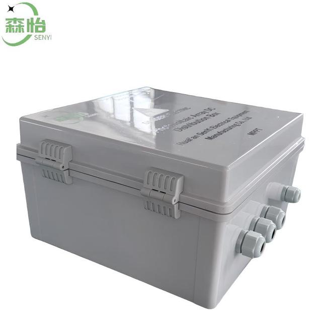 ABS PV Combiner Box, 63A DC Distribution Box 2P Surge Protection Device 2P MCB