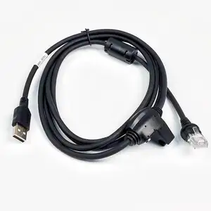 Câble de Scanner de codes à barres Sotesin 2M pour Honeywell Ms7820 Ms7580 avec câble de prise d'alimentation Dc5.5 * 2.5 Usb vers Rj45