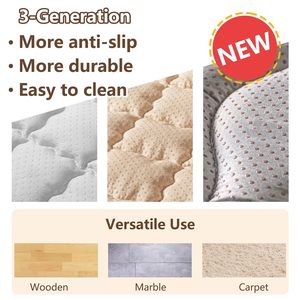 Tapis d'éveil lavable en machine pour bébé, 50x50 cm, avec surface douce au toucher et base antidérapante - Product Image 5