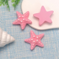 100 pièces de grandes étoiles de mer plates pour la décoration de coques de téléphone, les loisirs créatifs, le scrapbooking et les accessoires pour pinces à cheveux