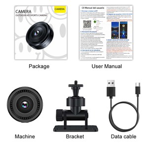 C8 <span class=keywords><strong>HIDVCAM</strong></span> APP 140 grados gran angular WIFI Mini Cámara IR visión nocturna detección de movimiento Micro cámara de seguridad inalámbrica para el hogar - Product Image 6