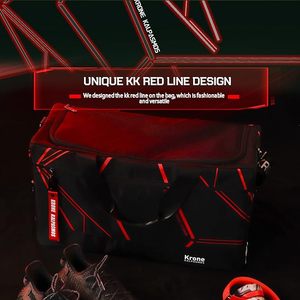 กระเป๋าใส่รองเท้าแบบพกพาสำหรับเดินทางและออกกำลังกาย รองเท้าผ้าใบระดับไฮเอนด์ ผลิตในจีน พร้อมช่องเก็บของด้านในปรับได้ ตัวอย่างสินค้าฟรี - Product Image 3