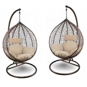 Giardino nordico moderno mobili da <span class=keywords><strong>esterno</strong></span> casa cesto per interni sedia a dondolo per adulti pigro <span class=keywords><strong>divano</strong></span> in Rattan cesto uovo dondolo sedia a dondolo - Product Image 2