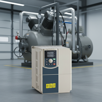 Variateur de fréquence triphasé AC-DC-AC (VFD) 5,5-15KW 0-500Hz à contrôle vectoriel pour moteur et compresseur AC