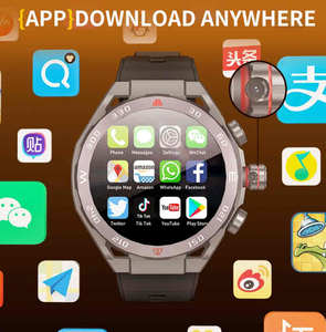 Montre connectée Android 4G SIM Card VP900 2025 avec écran AMOLED, étanche IP68, WIFI, GPS, caméra, appel par numérotation, contrô<span class=keywords><strong>le</strong></span> tactile, réponse aux appels - Product Image 2
