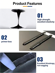 Scellant pour verre extérieur transparent en polyuréthane monocouche sans apprêt à haute viscosité AM-120A - Product Image 4