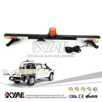 Barre lumineuse combinée de sécurité de toit de véhicule minier à base magnétique de 1.2m