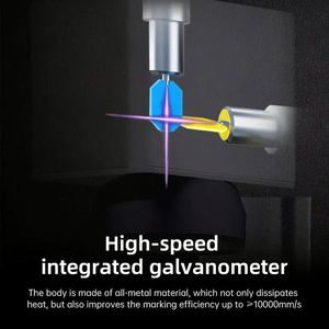 Daja A1 3W 5W Laser Power xách tay mini cao hơn cột nhỏ Laser đánh dấu khắc laser Máy khắc - Product Image 4