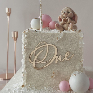 Topper per torta di compleanno di <span class=keywords><strong>un</strong></span> <span class=keywords><strong>anno</strong></span> in stile in stile per bambini - Product Image 4