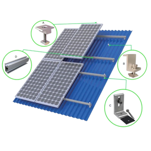 Hệ thống chuyển đổi năng lượng silicon đa tinh thể cho năng lượng mặt trời gia đình | giải pháp năng lượng mặt trời MPPT/PWM 8KW hiệu quả cao - Product Image 5