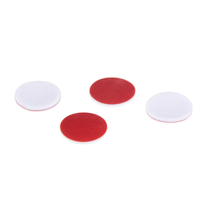 Crimp Top HPLC <b>Vials</b> 1.5mL 11mm Aluminum Cap Red PTFE White Silicone Septa - Product Image 4