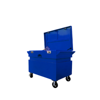 Boîte à outils de chantier robuste en acier inoxydable et en fer, étanche avec roues, personnalisable OEM