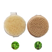 Brosse sèche de bambou et poils de Nylon, personnalisable avec Logo, 10 pièces