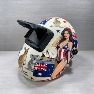 Caretas de Soldadura con Patrones Personalizables, Producto de Protección Facial Completa SPC-WM106-B, Resistente al Calor, Protege Contra Altas Temperaturas - Product Image 3