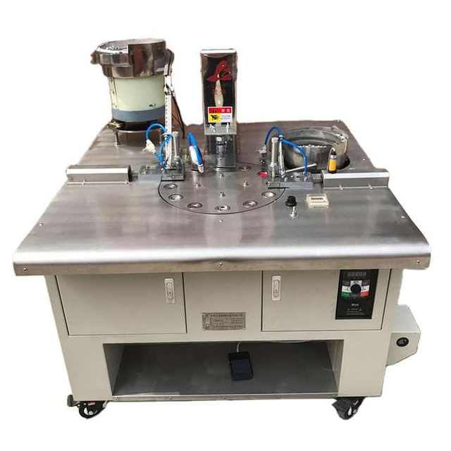 Hot Sell Automatic Top Attaching Fabric Button Covering Machine Button Cover Machine Covered Button Machine