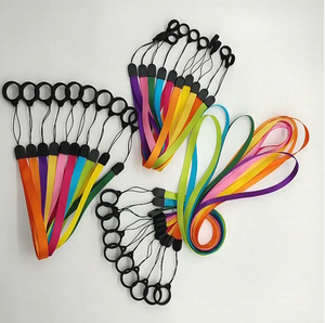 High-End Damen PVC Cartoon-Stil lange Handy Lanyard Cross body Strap Licht Schlüssel bund breite Version Hals hängende Kette - Product Image 3