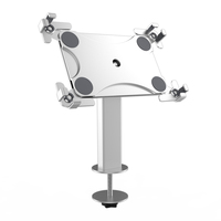 Support de tablette métallique antivol réglable pour iPad, support d'affichage pour système de point de vente, machine de point de vente à écran tactile pour supermarché et centre commercial, modèle P10