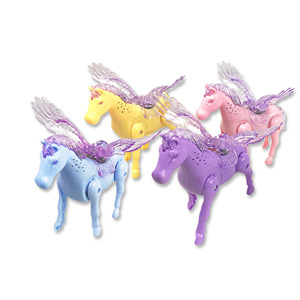 Caballo Eléctrico Luminoso de Juguete, Animal de Dibujos Animados de Plástico para Niños de 2 a 4 Años, Unisex - Product Image 3