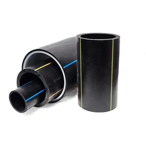 Dn25 mm - 1200 mm Preisliste industrielle schwarze blaue Farbe Pe-Kunststoffrohr / Hdpe-Wasserrohr