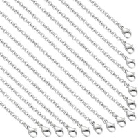 Collier élégant et simple en acier inoxydable avec chaîne en O pour femme, accessoire de bijouterie artisanale à maillons vierges, passe-partout