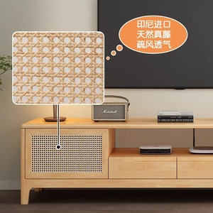 Solid Wood Tv Cabinet And <b>Coffee</b> <b>Table</b> Set 1.2-2M Japanese Style Living Room Furniture - Product Image 3