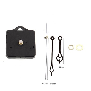 Mécanisme d'<span class=keywords><strong>horloge</strong></span> de qualité supérieure <span class=keywords><strong>6168</strong></span> 12 14 15mm 18mm avec aiguilles de 8cm 80mm noires pour la fabrication d'horloges murales - Product Image 2