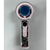 Ventilateur portable sans pales électrique 100 vitesses, rechargeable, transparent, mini, pour camping-car et usage domestique, vente en gros