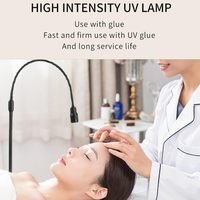 Lampe UV à pédale pour séchage rapide des extensions de cils, du nail art, de la colle à tatouer et pour usage en salon de beauté