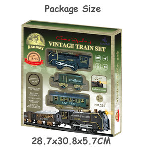 Lắp Ráp 308Cm Vận Chuyển Âm Thanh Đèn Mô Phỏng Mô Hình Đường Sắt Theo Dõi Đồ Chơi Cổ Điển Khe Cắm <span class=keywords><strong>Train</strong></span> Set Cho Trẻ Em - Product Image 6