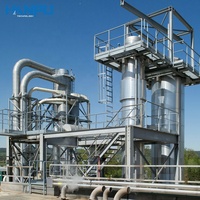 Évaporateur MVR continu à entraînement électrique industriel pour la concentration des eaux usées de levure à BOD élevé, avec fonctions d'économie d'énergie