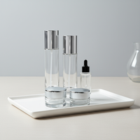 Ensemble de flacons de crème et de lotion pour soins de la peau de luxe 100 ml 120 ml
